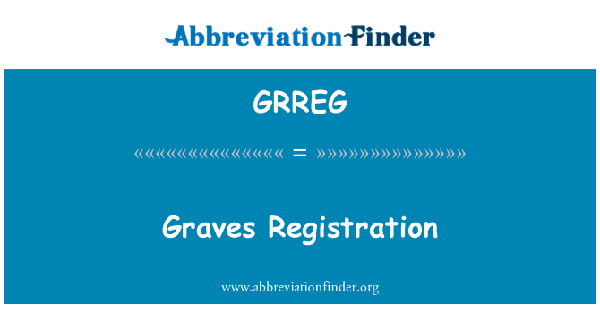 GRREG: Graves registrace