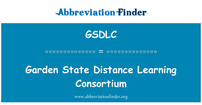 GSDLC: Garden State Distance Learning Consortium