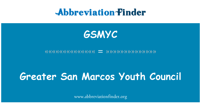 GSMYC: Grotere San Marcos jongerenraad