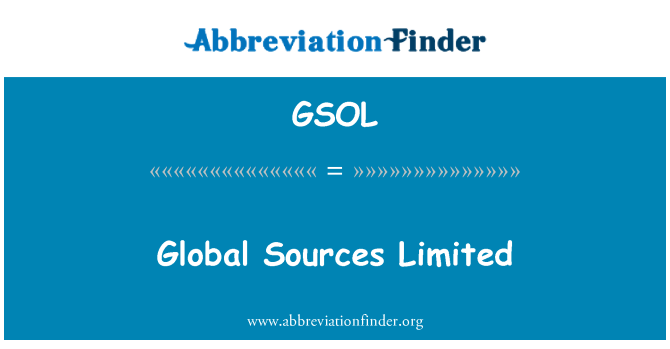 GSOL: Global fonti Limited