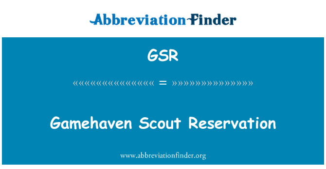 GSR: Llain Gamehaven Sgowtiaid