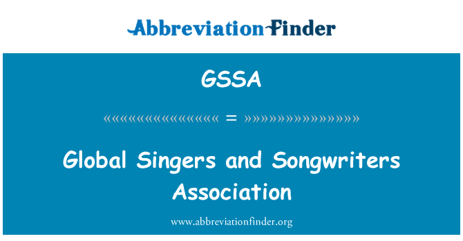 GSSA: Cymdeithas emynwyr a chantorion fyd-eang