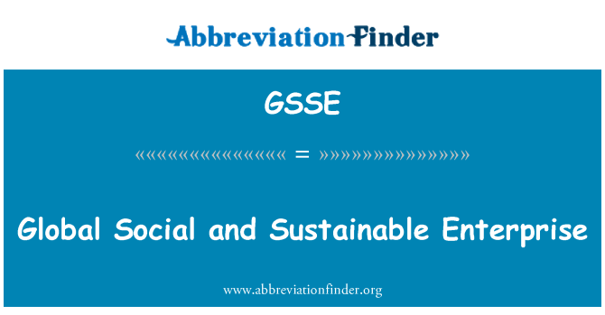 GSSE: Empresa global Social i sostenible