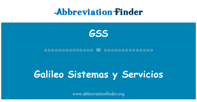 GSS: Galileu Sistemas y Servicios