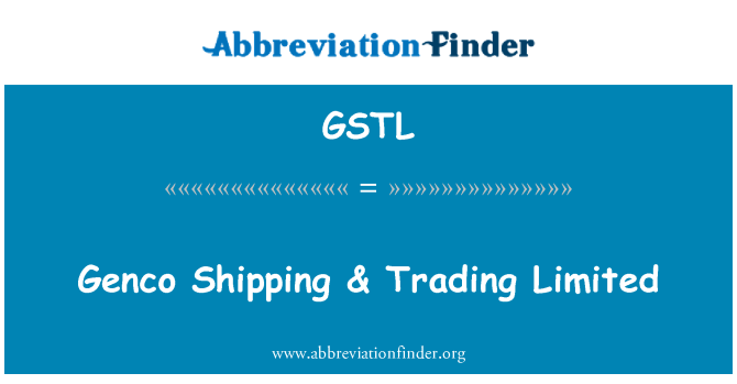 GSTL: الشحن Genco آند تجارة المحدودة