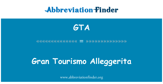 GTA: Gran Tourismo Alleggerita
