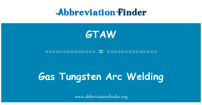 GTAW: Gaz Tungstène ak Soudure