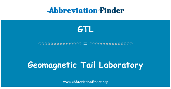 GTL: Geomagnetické ocas laboratoř