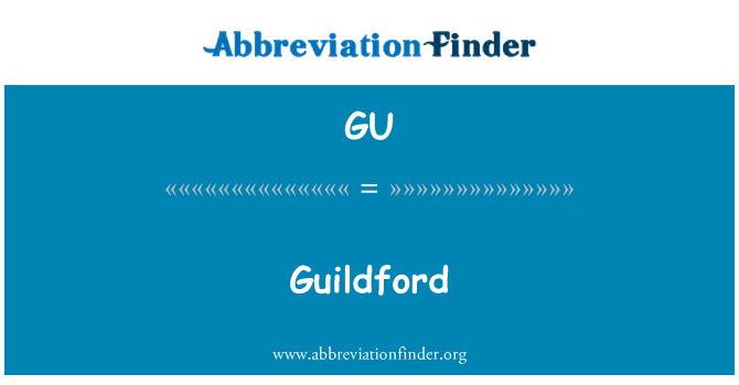 GU: Guildford