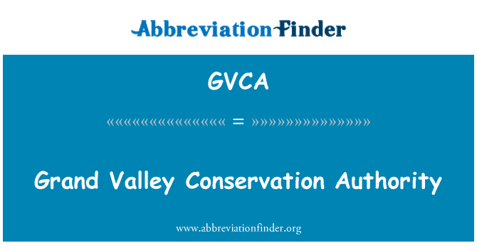 GVCA: Autoritatea de conservare Grand Valley
