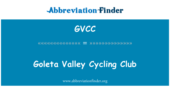 GVCC: Goleta Valley Cycling Club