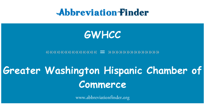 GWHCC: Maior Washington câmara espanhola de comércio