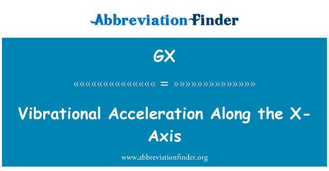 GX: Akselerasyon vibrational nan Des a