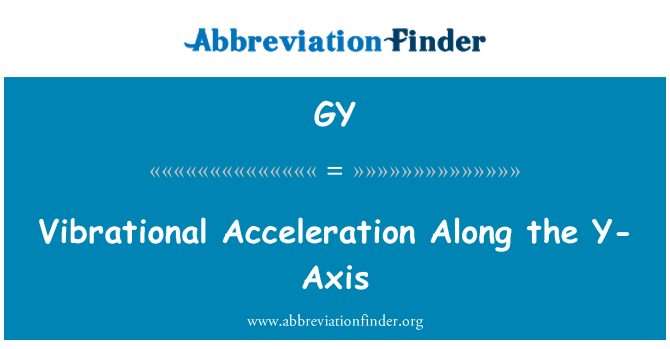 GY: Các gia tốc vibrational dọc theo trục y