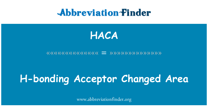 HACA: H-lepení Acceptor změnil oblast