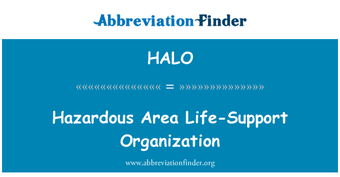 HALO: Gefahrenbereich-Life-Support-Organisation