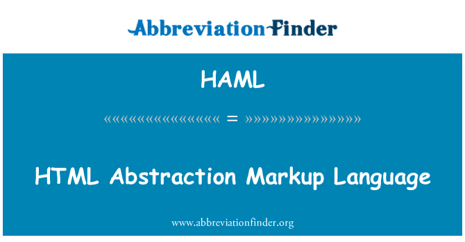 HAML: ภาษามาร์กอัป HTML Abstraction