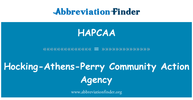 HAPCAA: Hocking-Athens-Perry kominote aksyon ajans