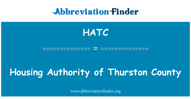 HATC: Konut Kurumu Thurston County