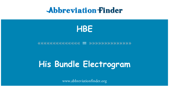 HBE: Tiegħu qatta Electrogram