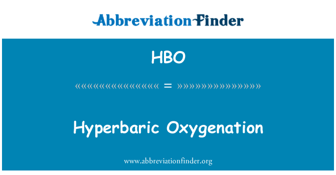 HBO: Hyperbarická oxygenace
