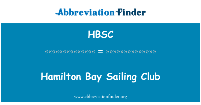 HBSC: Hamilton Bay zeilclub