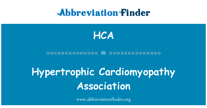 HCA: Hüpertroofiline kardiomüopaatia Assotsiatsiooni