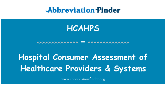 HCAHPS: Оценки потребителей больницы медики & систем