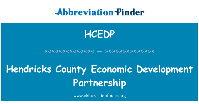 HCEDP: Hendricks County hospodářský rozvoj partnerství