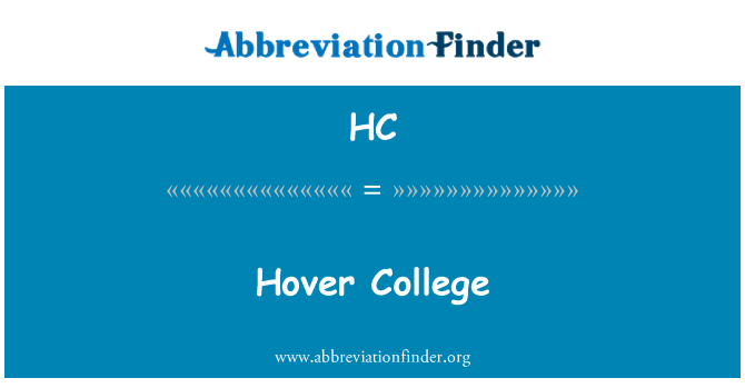 HC: Hover College