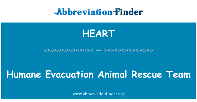 HEART: Humane Evacuation Animal Rescue Team