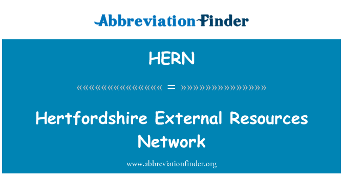 HERN: Rezo resous Hertfordshire eksteryè