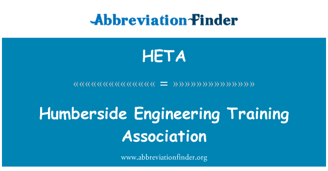 HETA: Humberside inženýrství školení asociace