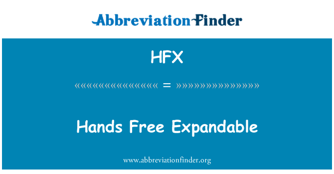 HFX: Men Libre Extensible