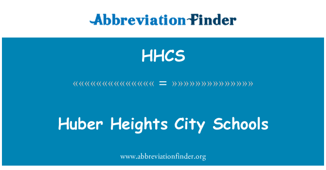 HHCS: Huber Heights City scoli