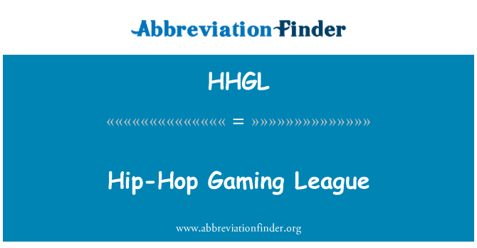 HHGL: Hip-Hop-Gaming League