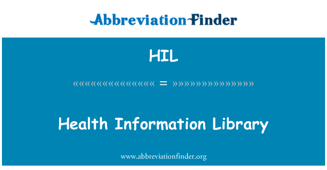 HIL: Biblioteca d'informació de salut