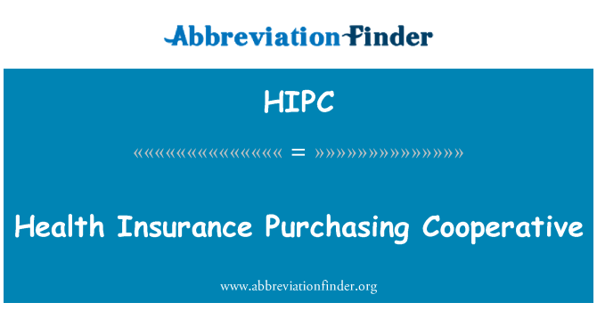 HIPC: 健康保險採購合作社