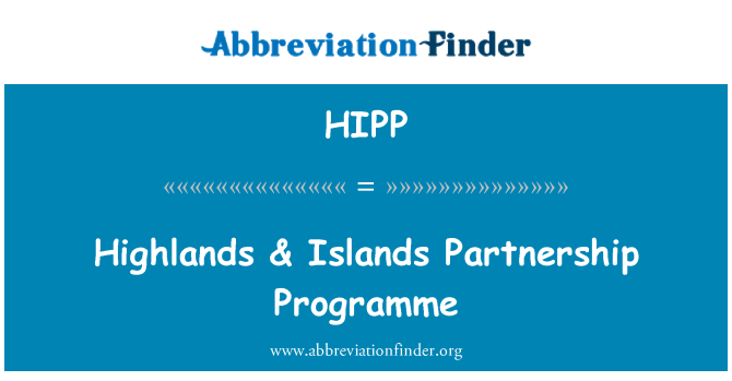HIPP: Altiplano & programa de Asociación de las Islas