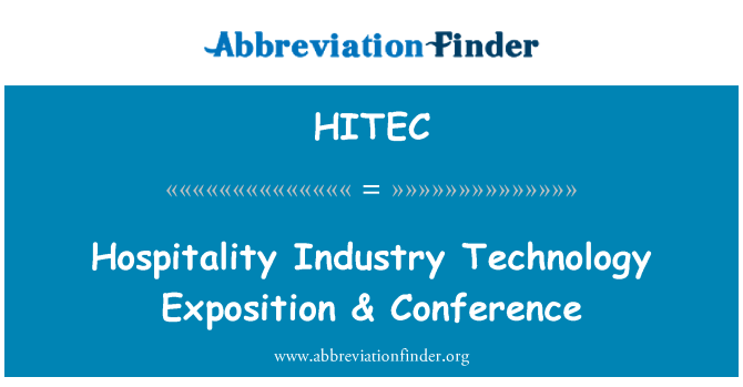 HITEC: Pameran teknologi industri perhotelan & konferensi