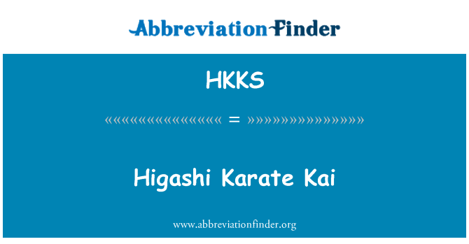 HKKS: Higashi Karate Kai