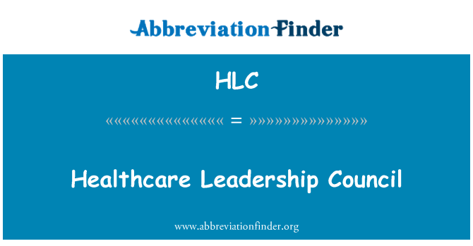 HLC: Cyngor arweinyddiaeth gofal iechyd