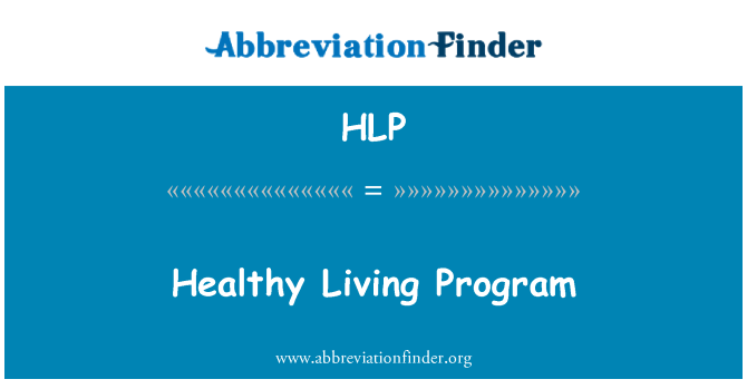 HLP: Programma di vita sana