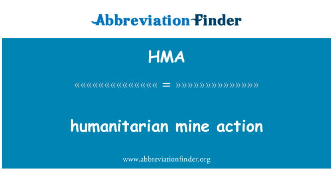 HMA: humanitaarabi miinivastase tegevusega