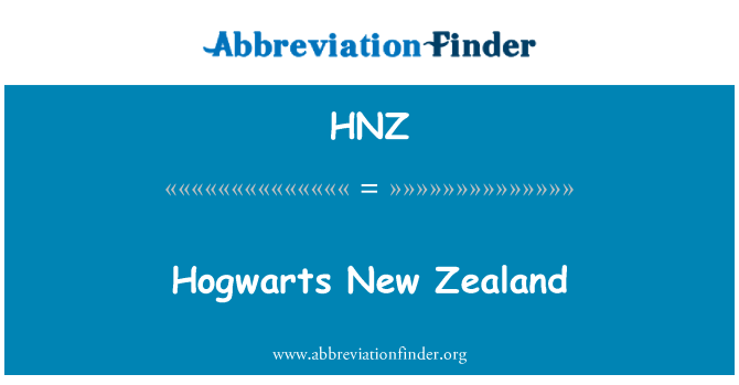 HNZ: Hogwarts Nova Zelândia