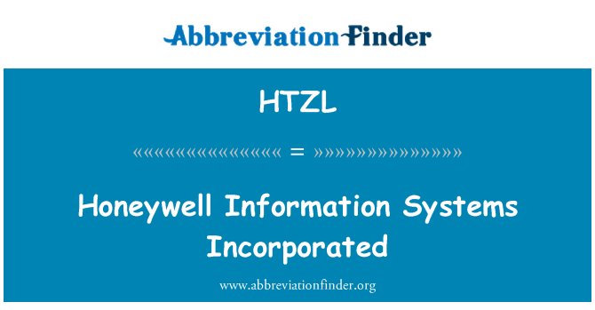 HTZL: Honeywell informationssystemer indarbejdet