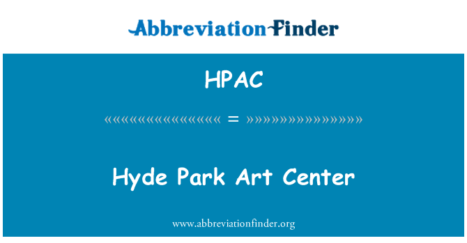 HPAC: Centre d'Art de Hyde Park