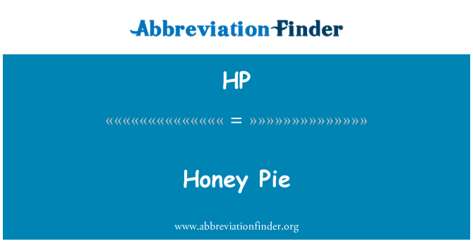 HP: Pita medu
