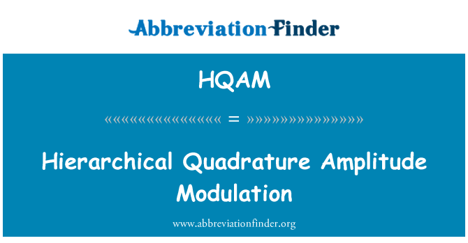 HQAM: سلسله مراتبی مدولاسیون