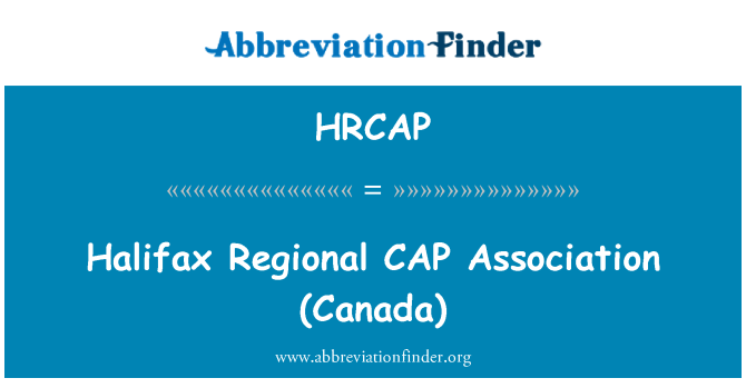 HRCAP: Halifax Regional CAP Association (Kanada)